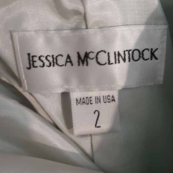 Jessica McClintock Made In The USA Green Dress - Picture 6 of 8